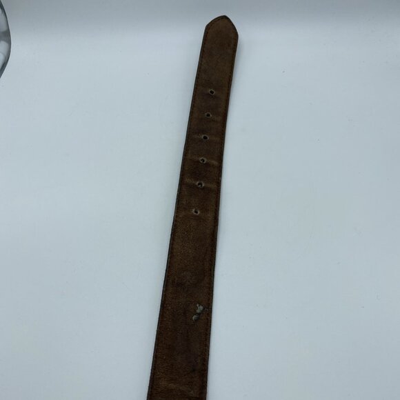 Unbranded Brown Genuine Leather Belt 5163 Women's Size M - Picture 12 of 12